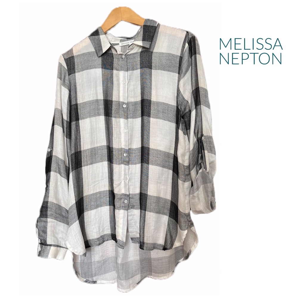 Melissa Nepton plaid shirt